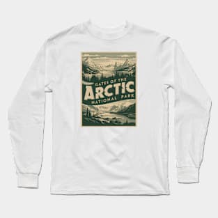 Gates Of The Arctic National Park Vintage Long Sleeve T-Shirt